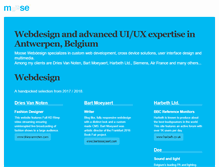 Tablet Screenshot of moosewebdesign.com